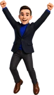 Luca van SEO Capital als 3D-figuur